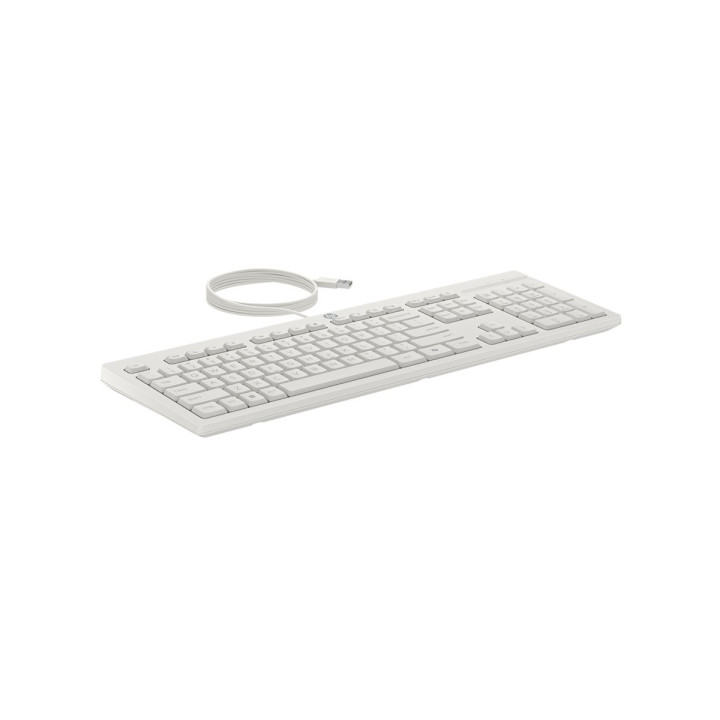 Комплект клавиатура и мишка HP 225 G2, жична, USB, български език, бяла - AW5S6AA#AKS - 3