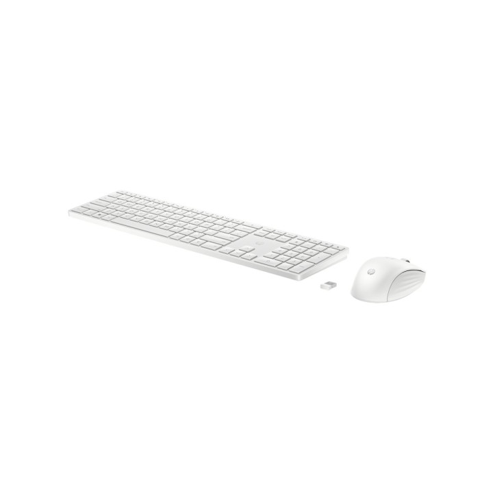 Безжичен комплект клавиатура и мишка HP 650, бял - 4R016AA#ABB - 2