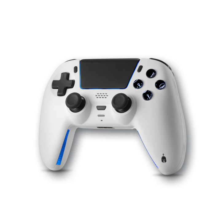Безжичен геймпад Spartan Gear Sarissa, PC/PS4/PS5/Switch, Бял - EDM-115273 - 2