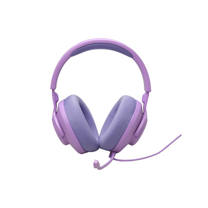 Геймърски слушалки JBL Quantum 100M2, 3.5mm жак, 50mm говорители, микрофон, лилави - 46001010 - 3