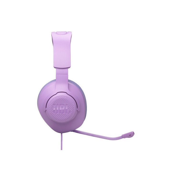Геймърски слушалки JBL Quantum 100M2, 3.5mm жак, 50mm говорители, микрофон, лилави - 46001010 - 6