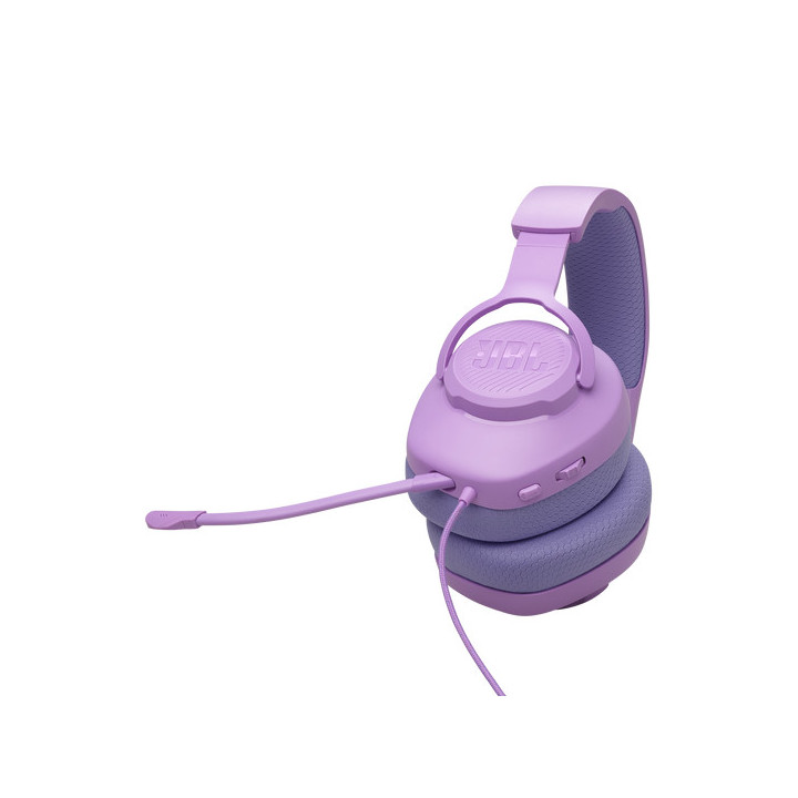 Геймърски слушалки JBL Quantum 100M2, 3.5mm жак, 50mm говорители, микрофон, лилави - 46001010 - 7