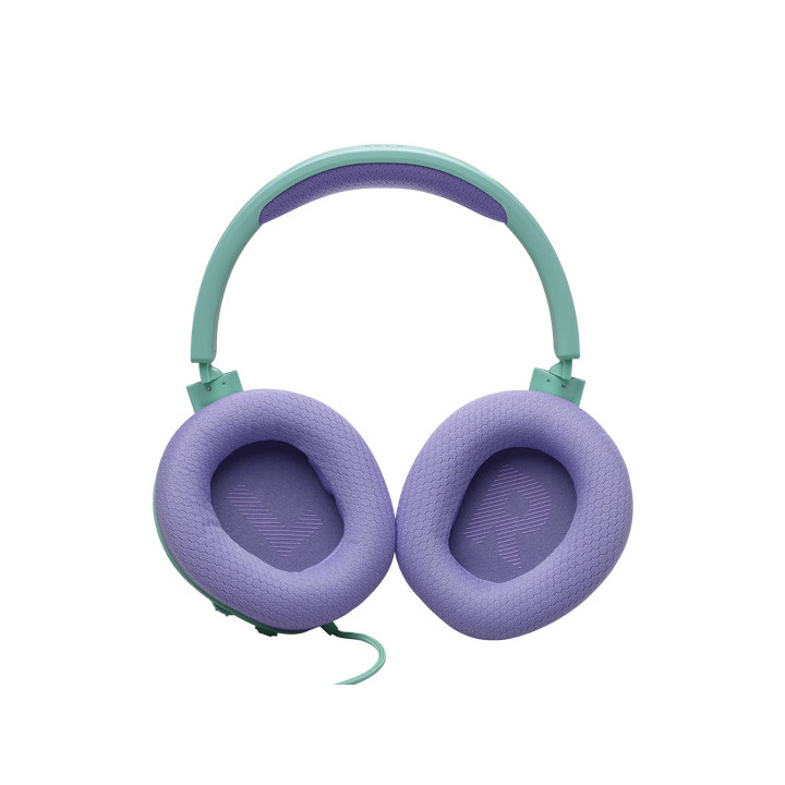 Геймърски слушалки JBL Quantum 100M2, 3.5mm жак, 50mm говорители, микрофон, cyan - JBL-Q100M2-CYAN - 8