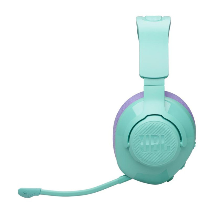 Безжични геймърски слушалки JBL Quantum 360, 2.4GHz, 40mm говорители, JBL QuantumSURROUND, Микрофон, Cyan - JBL-Q360-CYAN - 2