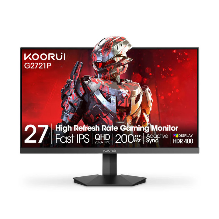 Монитор KOORUI G2721P, 27" QHD IPS, 200Hz, 1ms - 1
