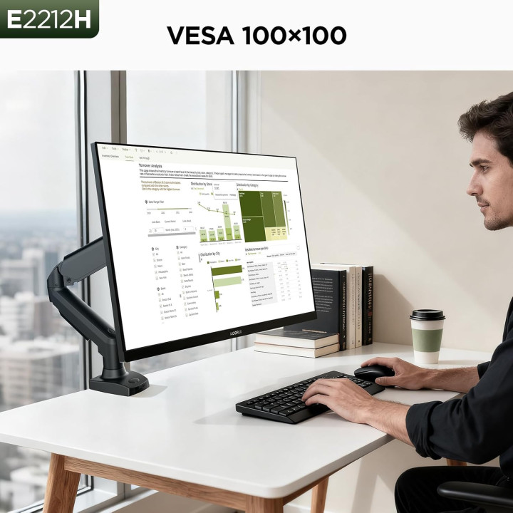 Монитор KOORUI E2212H, 22" FHD VA 120Hz - 9