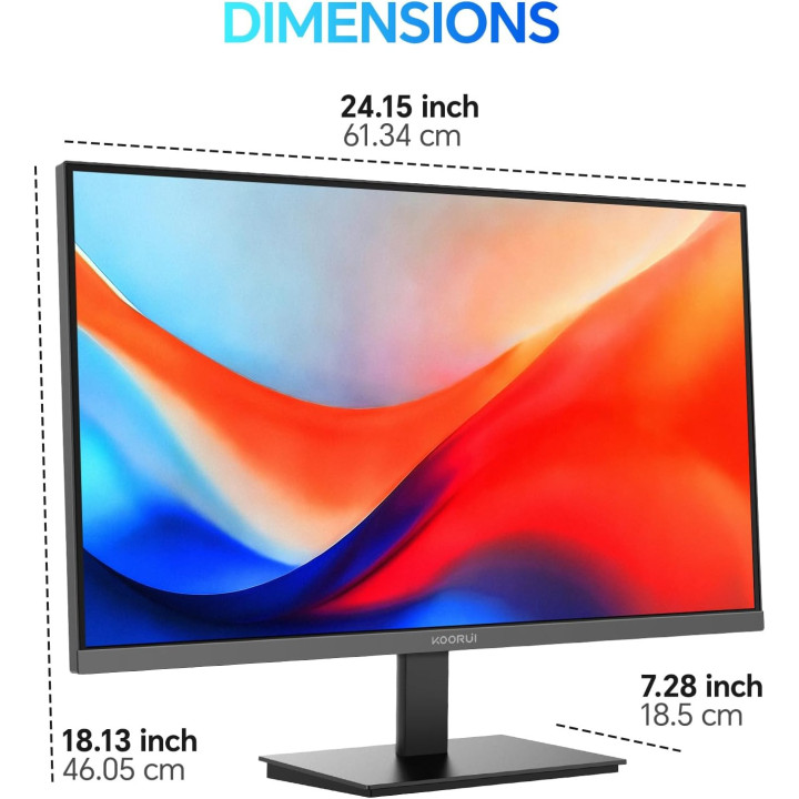 Монитор KOORUI E2721H, 27" QHD IPS 120Hz - 7