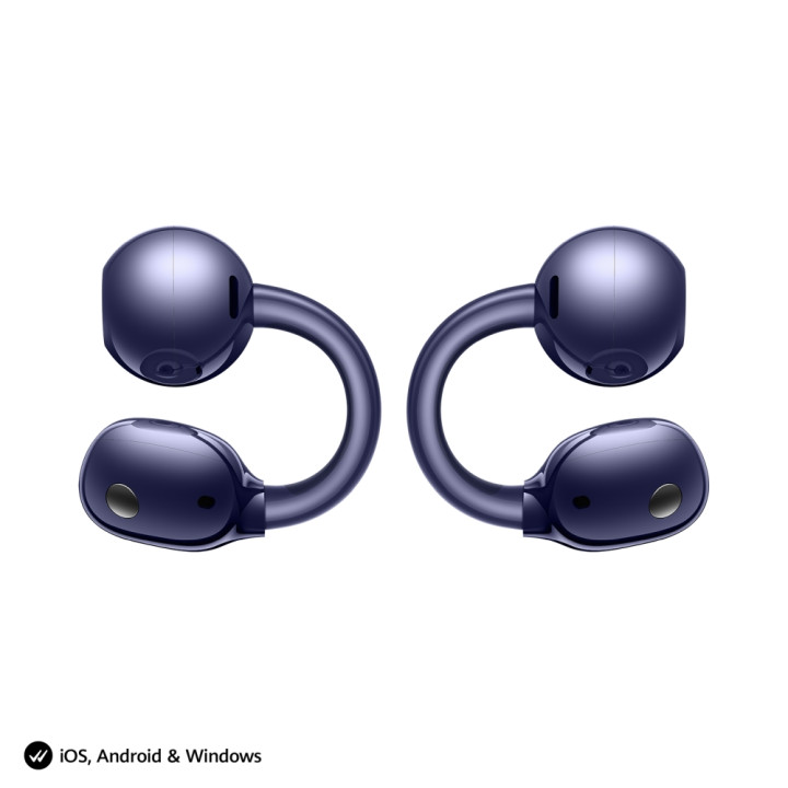 Слушалки Huawei FreeClip 2 S Robin-T02, Open-ear, Bluetooth 6.0, 9h работа, IP57, Deepsea Blue - 6942103196782 - 7