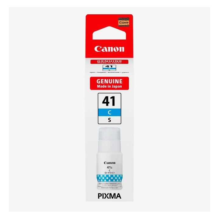 Мастило Canon GI-41S, Cyan, 40ml, 4400 страници - 5874C001AA - 1