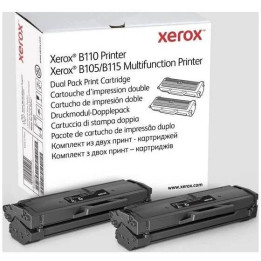 Тонер касети 2бр Xerox B110/B105/B115, Black, 2x 1500 страници - 006R04964 - 1