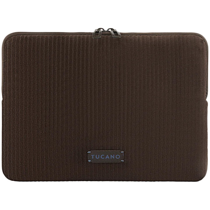 Калъф TUCANO Velluto 2, за лаптопи 12", MacBook Air 13, MacBook Pro 13, неопрен, кафяв - BFVEL2MB13-M - 1