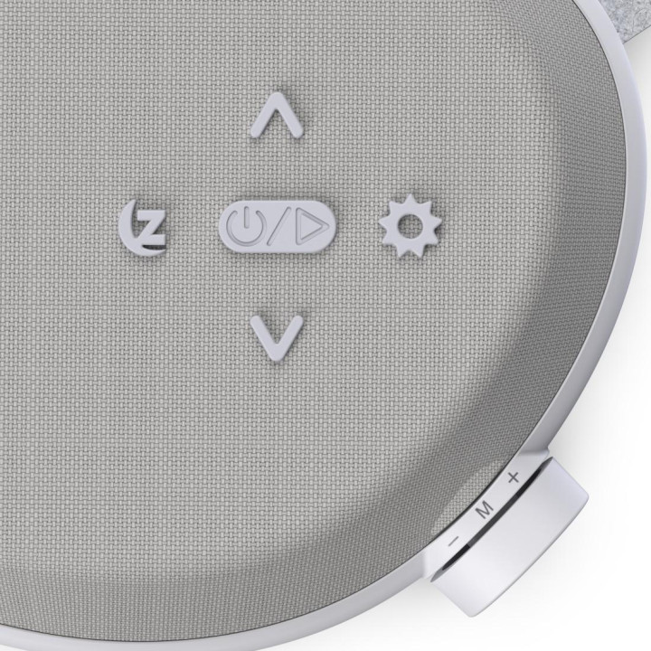 Bluetooth колонка HAMA Calm, с 15 звуци на бял шум и природа за релаксация, таймер за заспиване, 3W, бяла - HAMA-188244 - 9