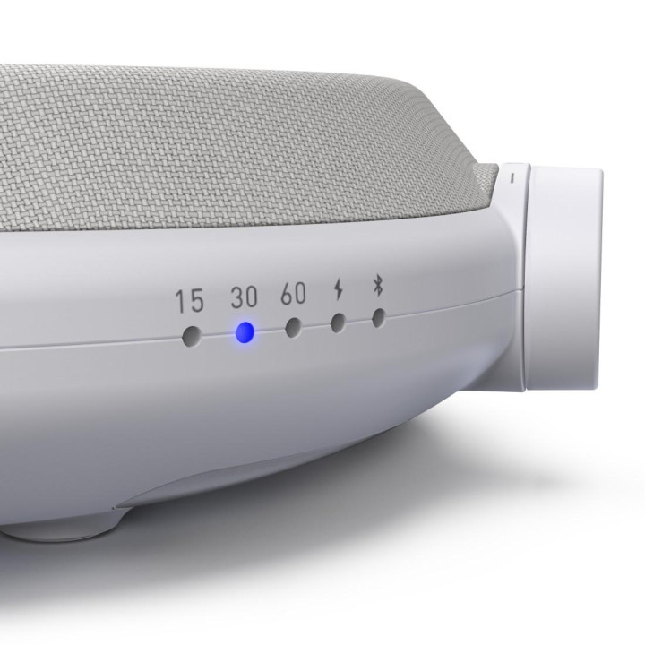 Bluetooth колонка HAMA Calm, с 15 звуци на бял шум и природа за релаксация, таймер за заспиване, 3W, бяла - HAMA-188244 - 10