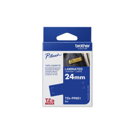Касета Brother TZe-PR851, 24mm x 8m, черен надпис върху златен гланц - TZEPR851 - 1