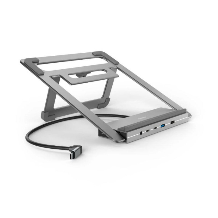 Докинг станция - стойка за лаптоп - Hama "Connect2Office Stand" USB-C  12 порта  - HAMA-200139