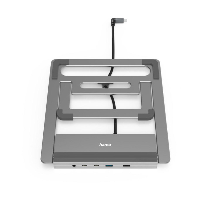 Докинг станция - стойка за лаптоп - Hama "Connect2Office Stand" USB-C  12 порта  - HAMA-200139
