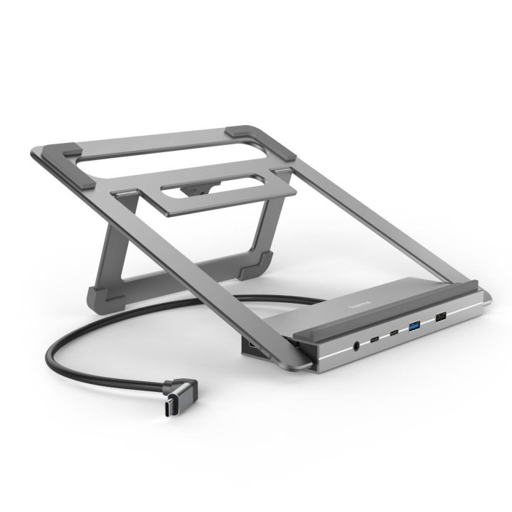 Докинг станция - стойка за лаптоп - Hama "Connect2Office Stand" USB-C  12 порта  - HAMA-200139