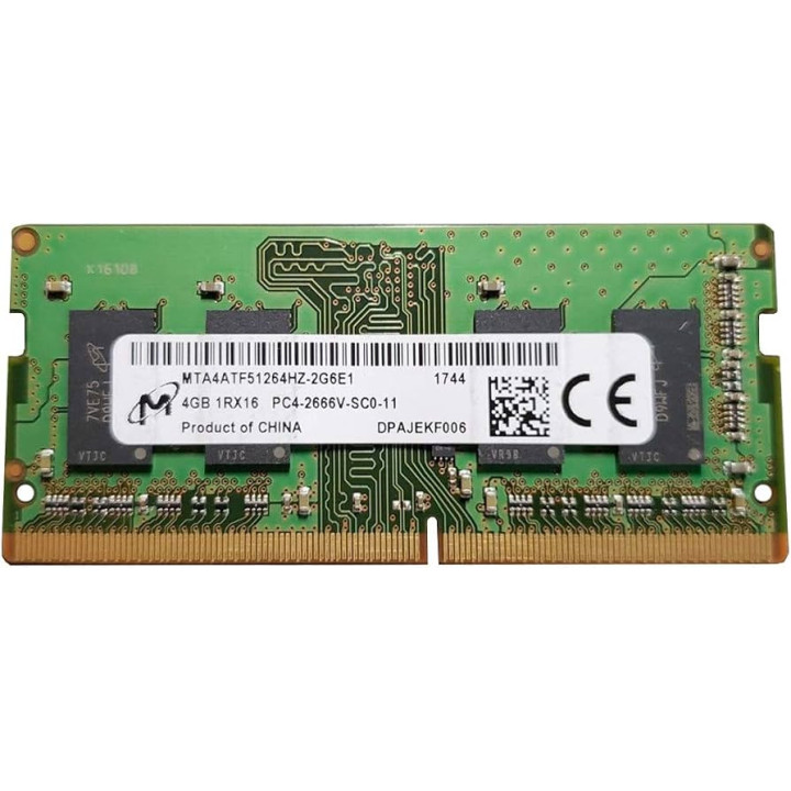 RAM памет Micron, 4GB DDR4 2666MHz SODIMM - MTA4ATF51264HZ-2G6E1 - 1