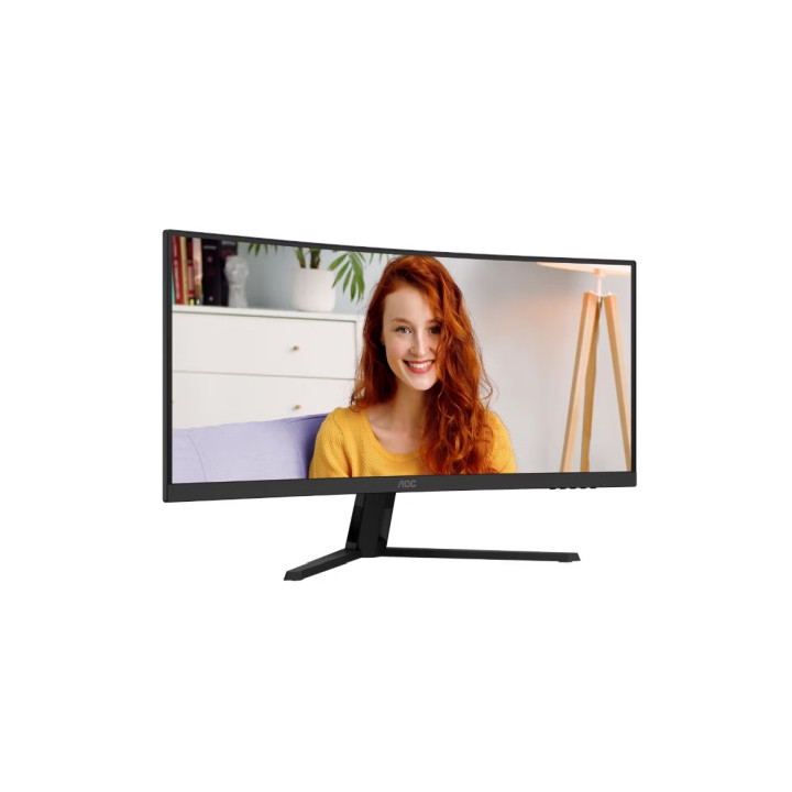 Монитор AOC CU34B3E, 34" Curved VA, UWQHD 3440x1440@120Hz, 4ms, Adaptive-Sync - CU34B3E - 2