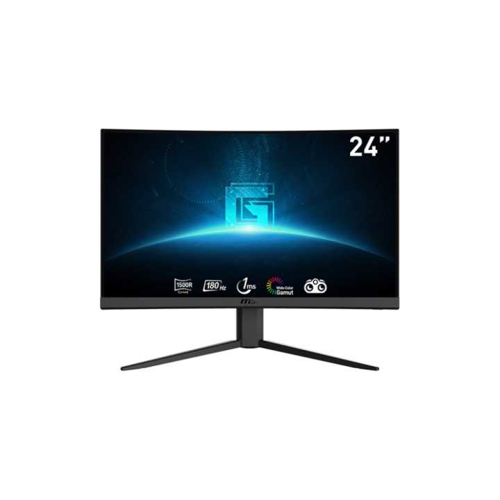 Монитор MSI G24C4 E2, 23.6" Curved VA Full HD 180Hz - 9S6-3BA01T-067 - 1