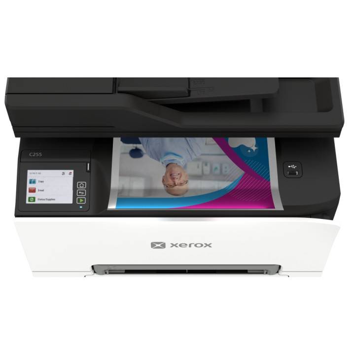 Лазерно многофункционално устройство Xerox C255, A4, 25 ppm, WiFi, Duplex, Print/Scan/Copy/Fax - C255V_AEU - 3