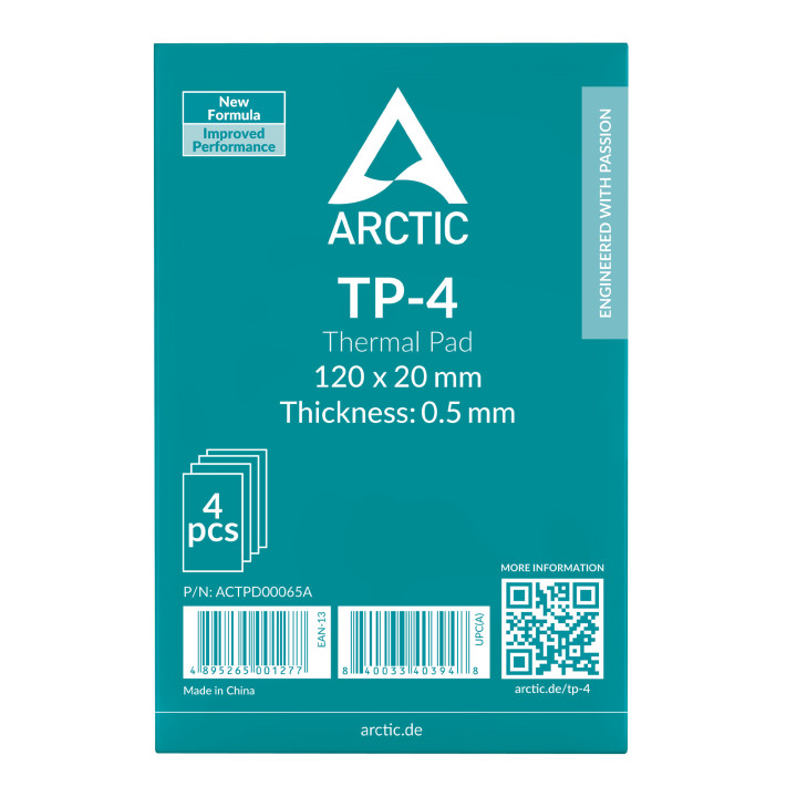 Термопроводящ пад ARCTIC TP-4, 120x20x0.5mm, 4 бр. - ACTPD00065A - 3