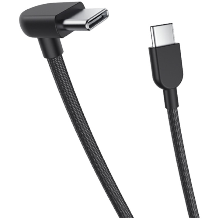 USB-C кабел Xiaomi 3A Braided, 10cm, 60W Power Delivery - BHR08W0GL - 1