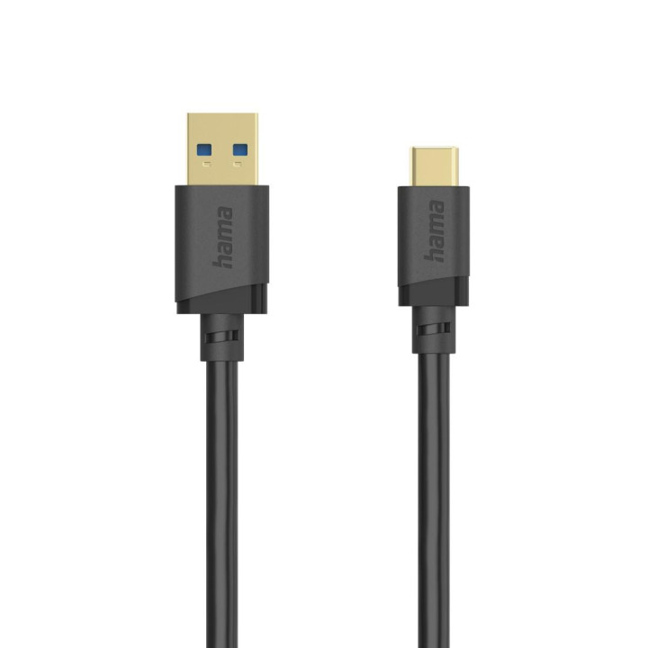 Кабел HAMA USB-C към USB-A, 0.25м, USB 3.2 Gen 1, 5Gbit/s - HAMA-202004 - 1