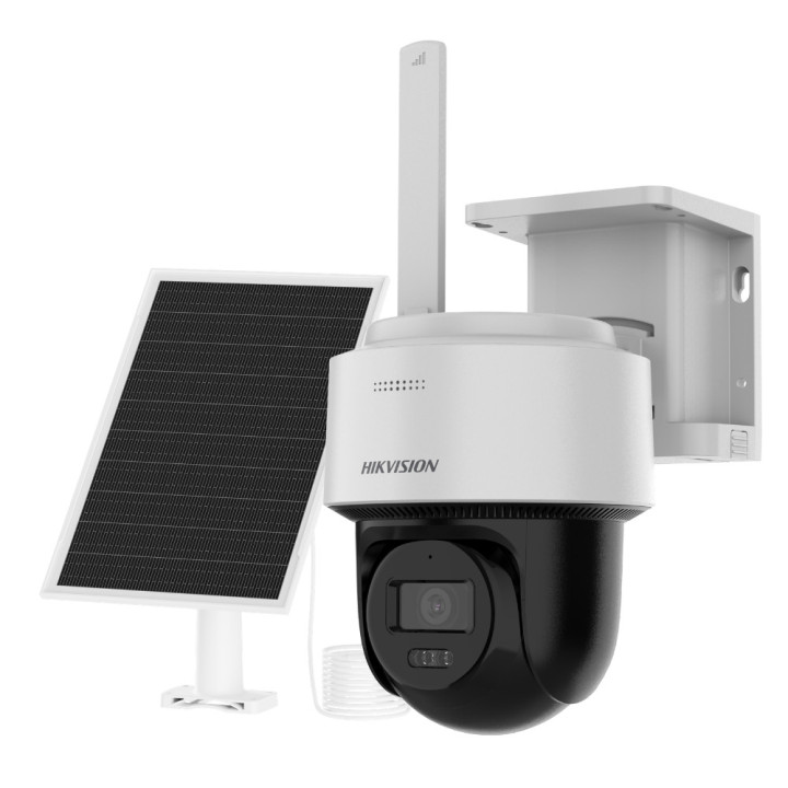IP камера Hikvision DS-2CFSP4/4G, 4MP PTZ, 2.8mm, IR 20-30m, 4G, соларен панел, AOV режим - DS-2CFSP4/4G - 1
