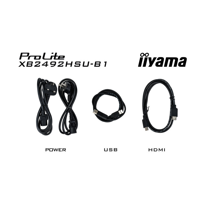 Монитор IIYAMA XB2492HSU-B1, 23.8" Full HD IPS 120Hz - 12