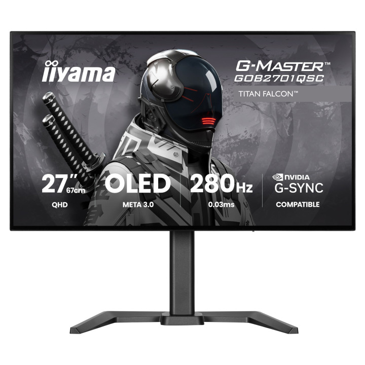 Монитор IIYAMA GOB2701QSC-B1, 27" OLED 2560x1440 280Hz - 1