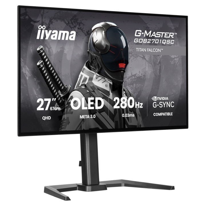 Монитор IIYAMA GOB2701QSC-B1, 27" OLED 2560x1440 280Hz - 3