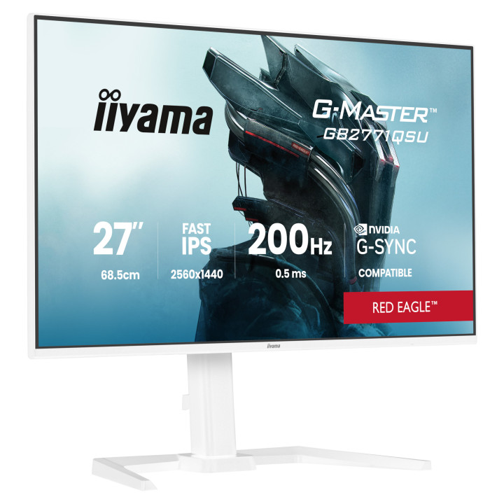 Монитор IIYAMA GB2771QSU-W1, 27" WQHD IPS 200Hz - 2