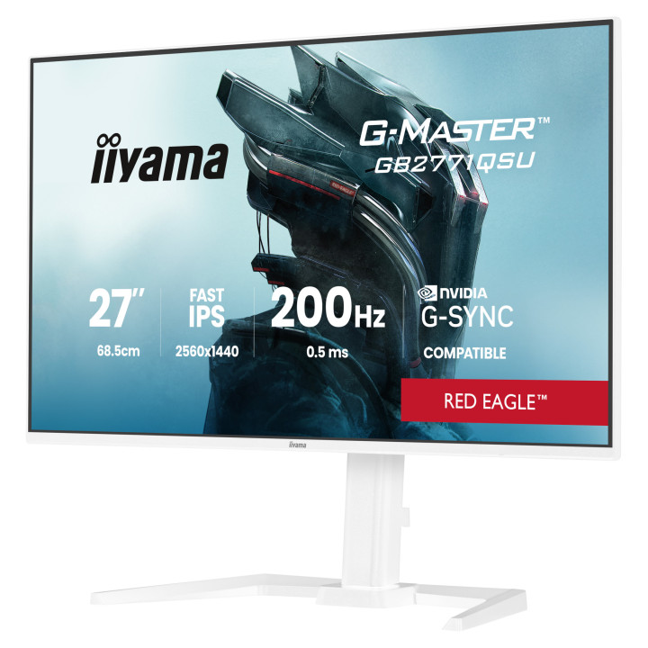 Монитор IIYAMA GB2771QSU-W1, 27" WQHD IPS 200Hz - 4