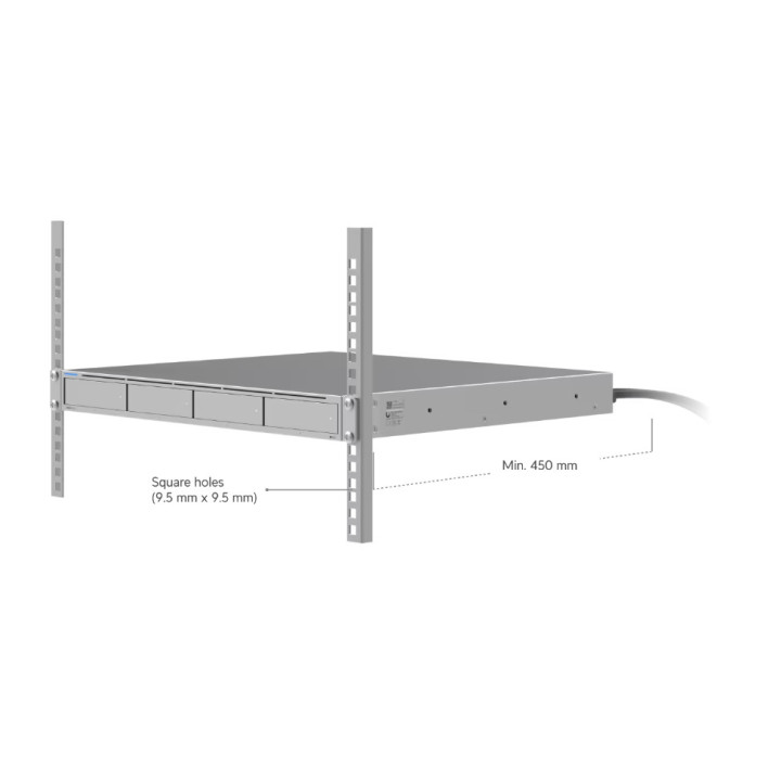 Мрежово NAS устройство Ubiquiti UniFi NAS Pro - UNAS-PRO-4-EU - 6