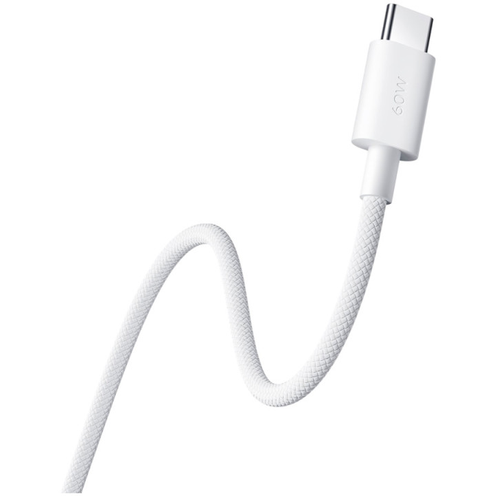 USB-C кабел Xiaomi 3A Braided, 1m, 60W Power Delivery, Quick Charge 3.0 - BHR0878GL - 3