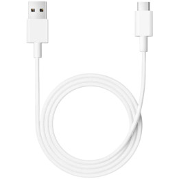 USB кабел Xiaomi 3A, USB-A to USB-C, 1m, бял - BHR087GGL - 1