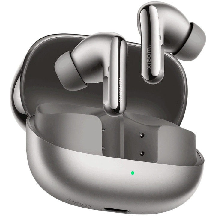 Безжични слушалки Xiaomi Buds 5 Pro, Bluetooth 5.4, Active Noise Cancellation, IP54, Titanium - BHR9640GL - 1