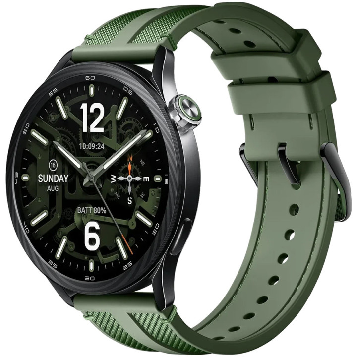 Смарт часовник Xiaomi Watch S5 46mm, 1.48" AMOLED 480x480, Bluetooth 5.4, GPS, 815mAh, Jungle Green - BHR08IXGL - 1