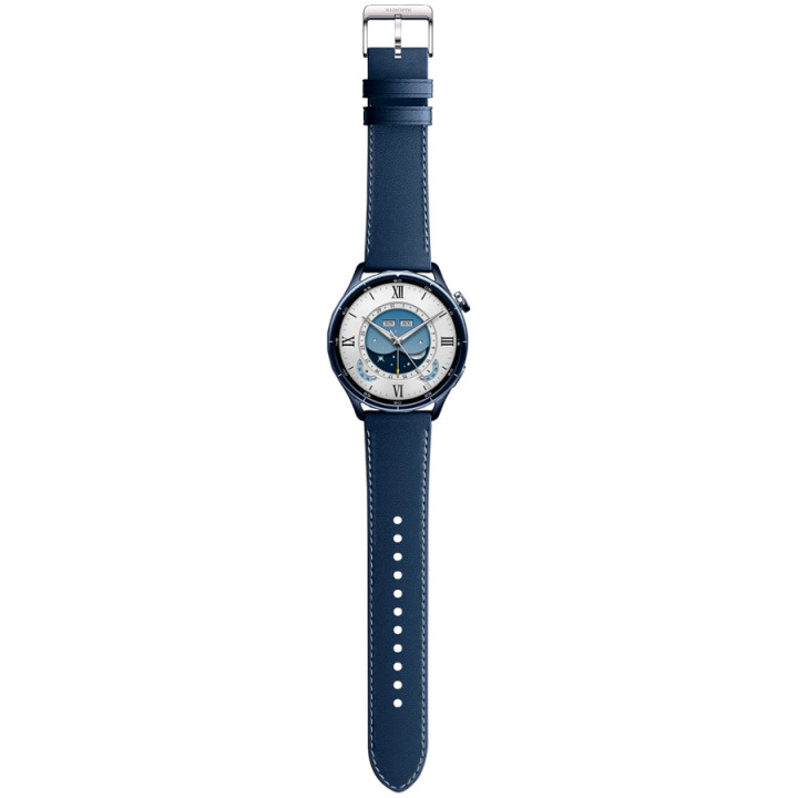 Смартчасовник Xiaomi Watch S5 46mm, 1.48" AMOLED 480x480, Bluetooth 5.4, GPS, 815mAh, HyperOS 3, Ceramic Blue - BHR08ITGL - 3