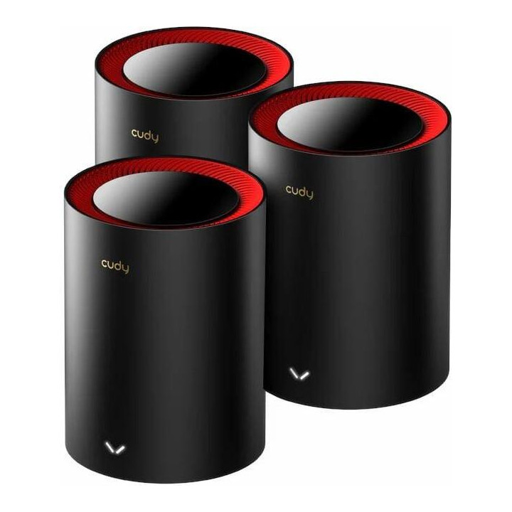 Безжична MESH система Cudy M3000, 3 броя, AX3000 Dual Band, 2.4/5 GHz, 574-2402 Mbps - CUDY-M3000-3-pack - 1