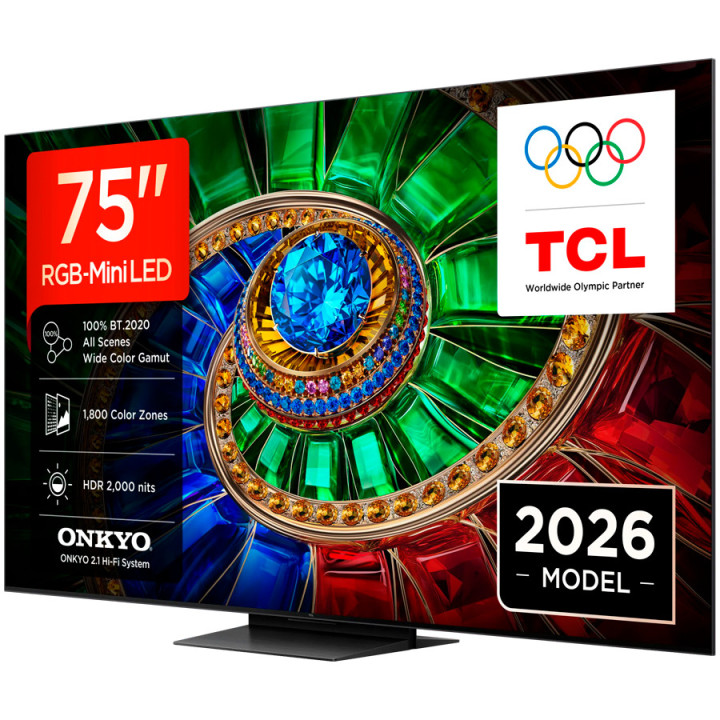 Телевизор TCL 75RM7L, 75" 4K UHD RGB-Mini LED 144Hz, Google TV, Wi-Fi 6, Dolby Vision IQ - 3