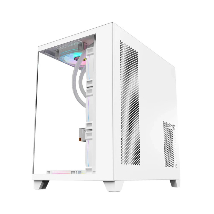 Кутия за компютър 1stPlayer MEGAVIEW MV8 White, ATX - MV8-TP-WH