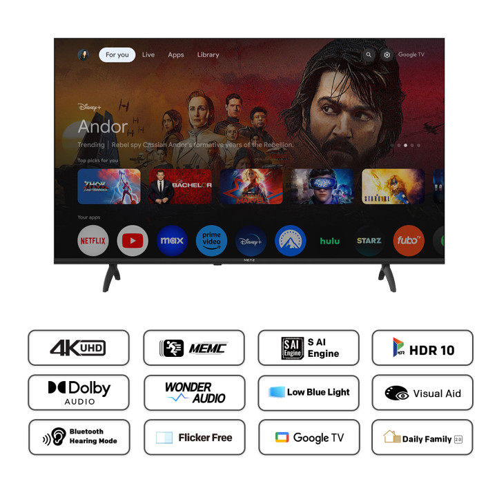 Телевизор METZ 60MUF7000Z, 60" 4K Ultra HD LED, Google TV - 2