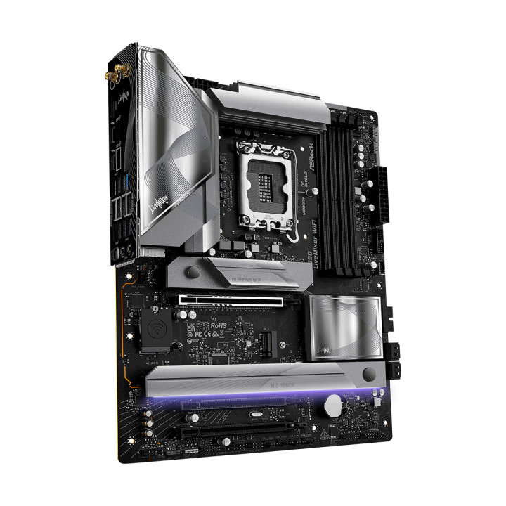 Дънна платка ASRock Z890 LiveMixer WiFi, Intel LGA1851, DDR5, PCIe 5.0 - 90-MXBPE0-A0UAYZ - 7