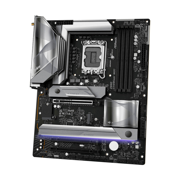 Дънна платка ASRock Z890 LiveMixer WiFi, Intel LGA1851, DDR5, PCIe 5.0 - 90-MXBPE0-A0UAYZ - 8