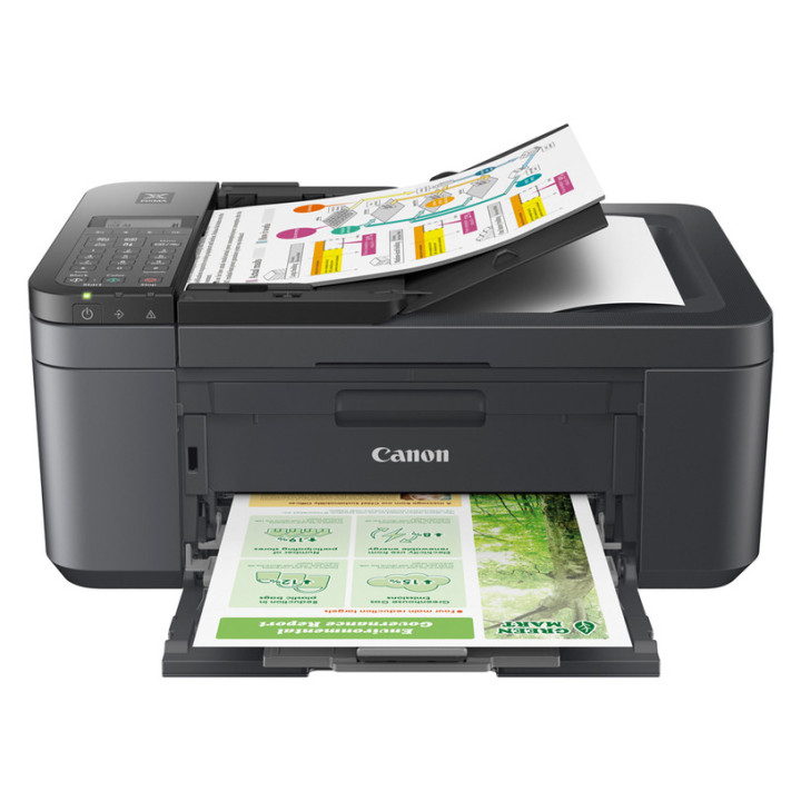 Мастилоструйно многофункционално устройство Canon PIXMA TR4755i, Print/Copy/Scan/Fax, Wi-Fi, Черен - 5074C036AC - 2