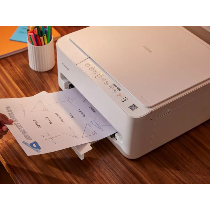 Мастилоструйно многофункционално устройство Canon PIXMA TS4150i, All-In-One, Print/Copy/Scan, USB, Wi-Fi, White - 7181C006AA - 3