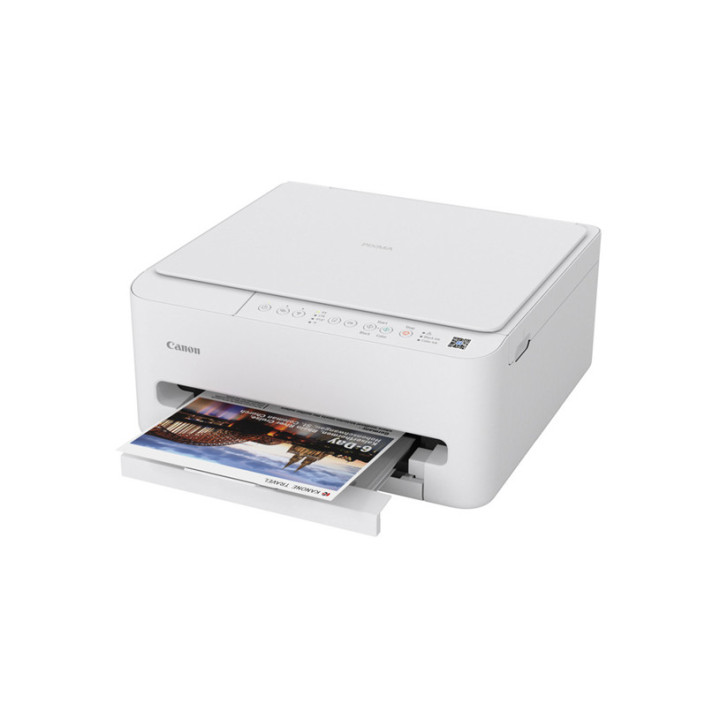 Мастилоструйно многофункционално устройство Canon PIXMA TS4150i, All-In-One, Print/Copy/Scan, USB, Wi-Fi, White - 7181C006AA - 5