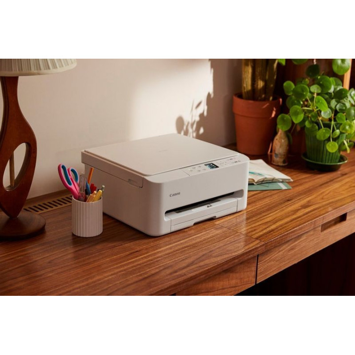 Мастилоструйно многофункционално устройство Canon PIXMA TS6550i, Print/Copy/Scan, Wi-Fi, White - 7179C006AA - 2